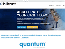 Tablet Screenshot of billtrust.com